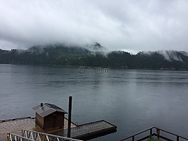 云,海洋,海濱