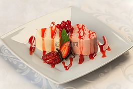 甜點,烹飪,甜甜的菜