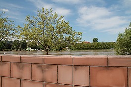 hochwasse,墻,壩