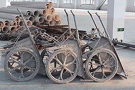 工業(yè),手推車,管