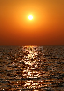 大自然,海,太陽