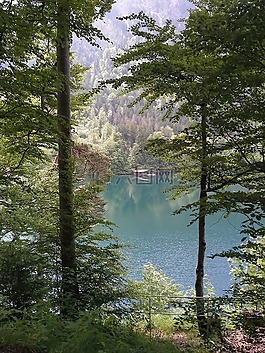 德國,巴伐利亞,山
