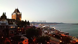 魁北克省,全景圖,夜