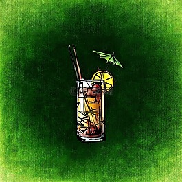 鸡尾酒,喝,酒精