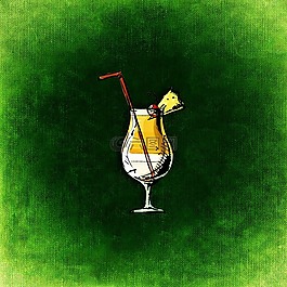 鸡尾酒,喝,酒精