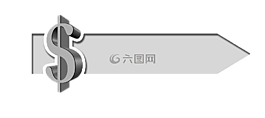 箭頭,方向,dollar