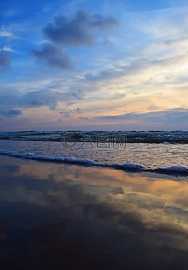 海,水,日落