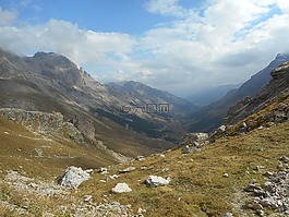 法國,阿爾卑斯山,騎自行車