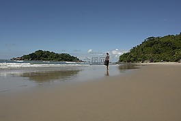 巴西,海灘,海
