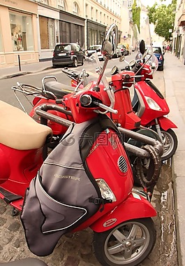 黑盾胡蜂,滑板車,街