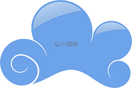 藍(lán)色,藍(lán)天,多云的天空