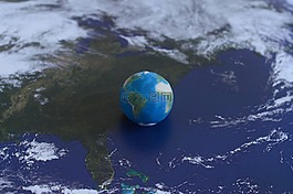 行星,模型,地球