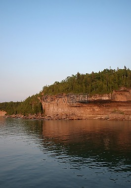海岸,懸崖,巖