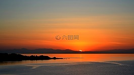 早上,日出,沉默
