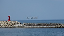 燈塔,gangneoung,海
