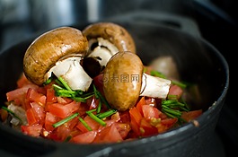 食品,蔬菜,餐