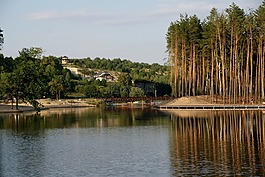 環(huán)礁湖,krasnobrod,視圖