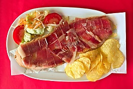 食品,火腿,土豆