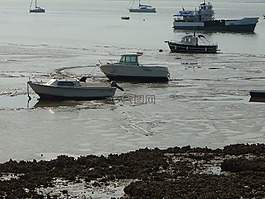 小船,笑,海洋