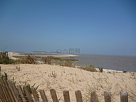 砂,海洋,天空