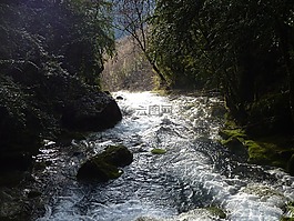 河,圖片,巖