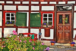 fachwerkhaus,門面房,架構(gòu)
