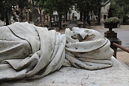 死亡,雕像,石