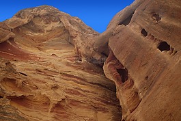 佩特拉,巖壁,峽谷