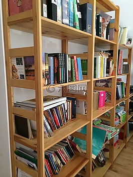 書,圖書館,房子