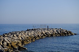 男子,釣魚(yú),魚(yú)