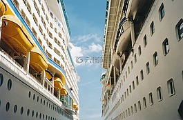 游轮,海港,邮轮