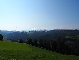 性质,景观,山上土地