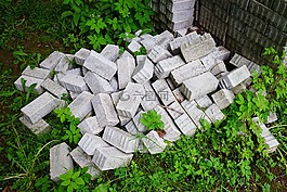 石頭,攤鋪石,施工材料