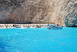 科夫,海滩,navagio 湾