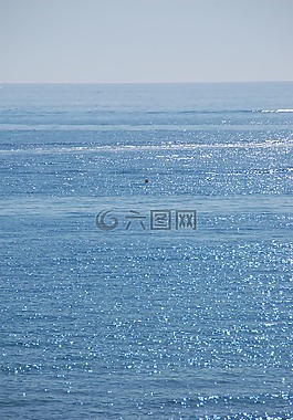 水,地平線,海