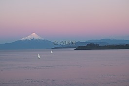 火山,智利,南