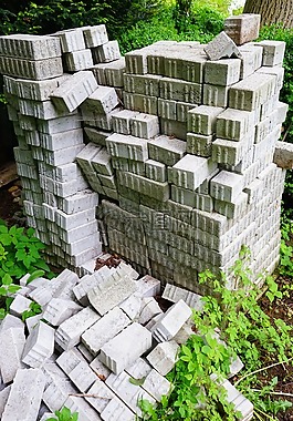 石頭,攤鋪石,施工材料