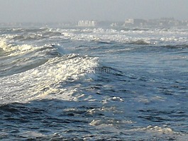 海景,水,海