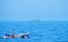 海洋,船,景觀