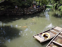 船,水,河流