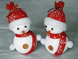 雪人,雪,白