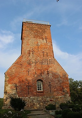 廢墟,教會(huì),尖頂