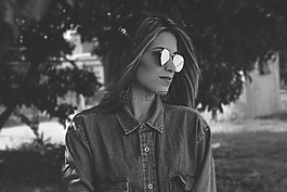 婦女,模型,攝影