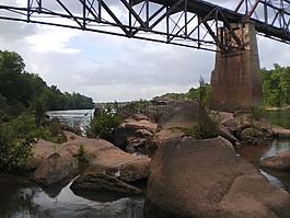 巖,河,鐵路
