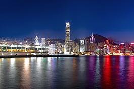 夜景,天際線,市容