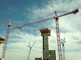 建設(shè),起重機(jī),建筑施工