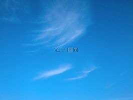 天空,藍色,自然