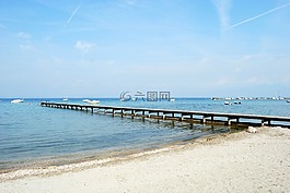 湖,加爾達(dá),碼頭