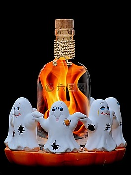 萬圣節(jié),鬼,瓶