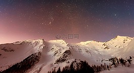 山,景觀,全景圖